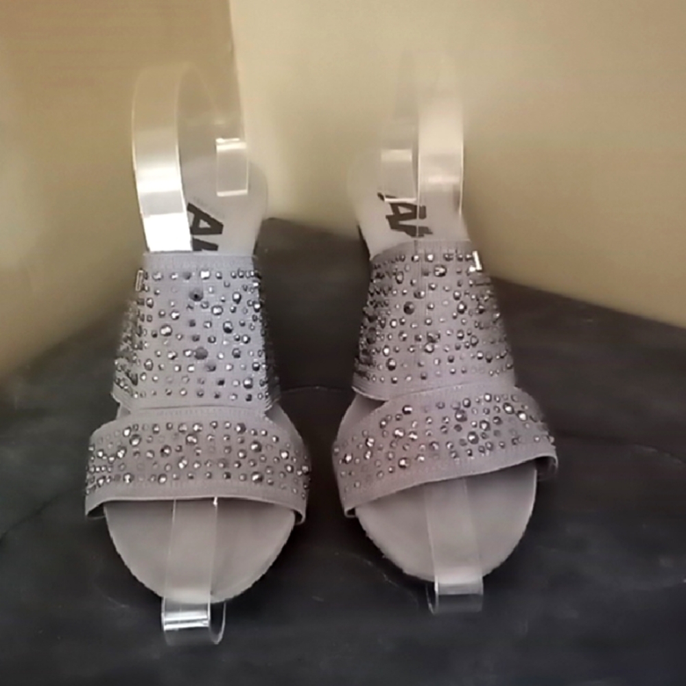 Anne Klein Sport Wedge Sandals Size 8.5